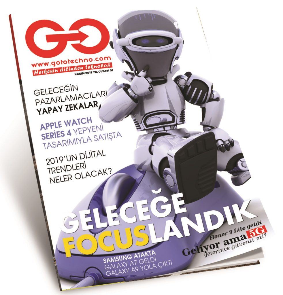 GoToTechno teknoloji dergisi Kasım 2018 sayısı