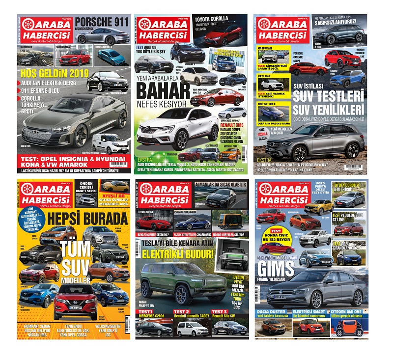 Turkcell Dergilik Araba Habercisi Dergisi Tüm Sayılar