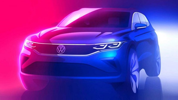 Yeni VW Tiguan teaser görüntüsü.