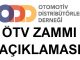ÖTV Zammı ODD açıklaması.