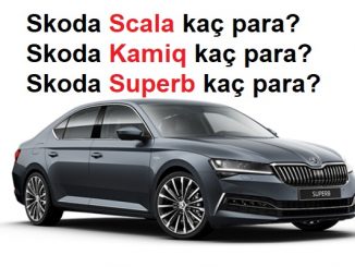 Skoda Superb fiyat listesi Ekim.