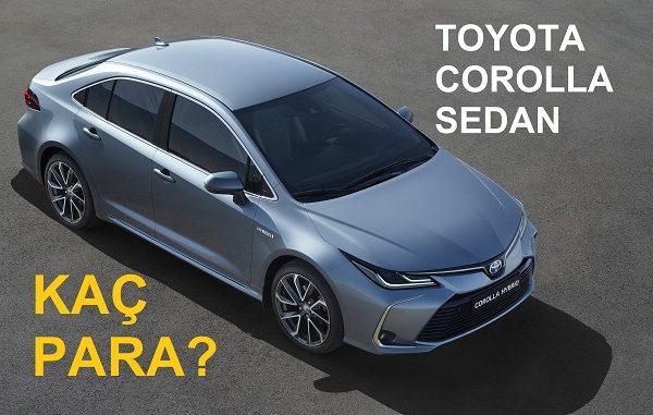 Toyota Corolla Fiyat listesi Ekim.