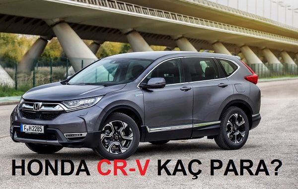 Honda CRV fiyat listesi.