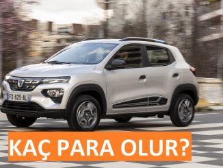 2021 Dacia Spring fiyatı.