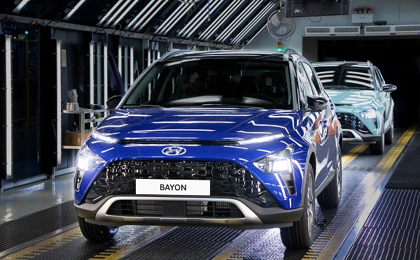 Hyundai Bayon üretimi başladı.