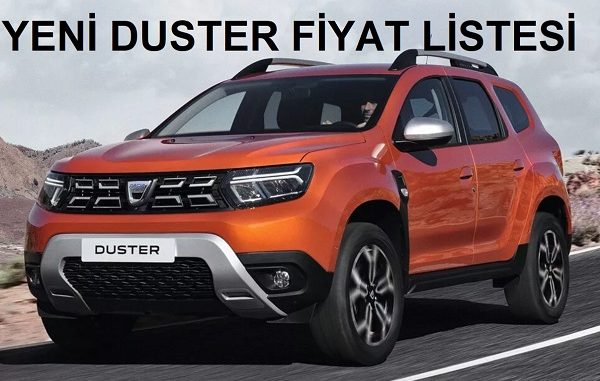 Yeni Duster fiyat listesi.