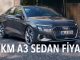 2021 Audi A3 Sedan fiyatları.