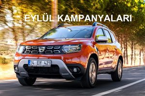 2021 Dacia kampanyası Eylül.