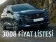 Peugeot 3008 fiyat listesi Eylül.