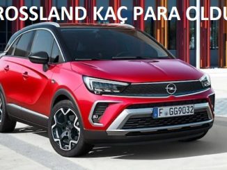 2021 Crossland fiyat listesi Ekim