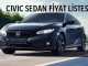 Honda Civic fiyatları Ekim 2021