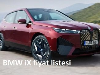 BMW iX fiyat listesi.