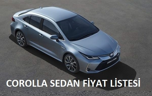 Corolla Sedan fiyat listesi Kasım
