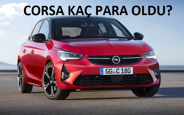 Opel Corsa Kasım fiyat listesi.