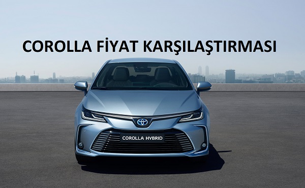 2022 Corolla Sedan fiyat listesi