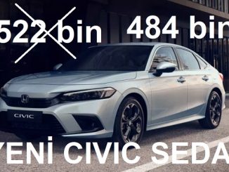 2022 Honda Civic fiyat listesi