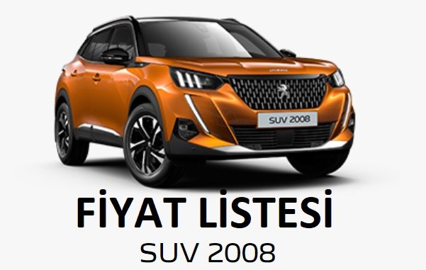 2022 Peugeot 2008 fiyat listesi