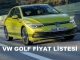 Volkswagen Golf Fiyat Listesi 2022.