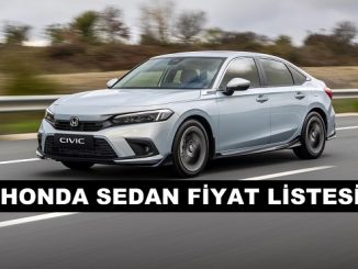 2022 Honda Sedan Fiyat Listesi.