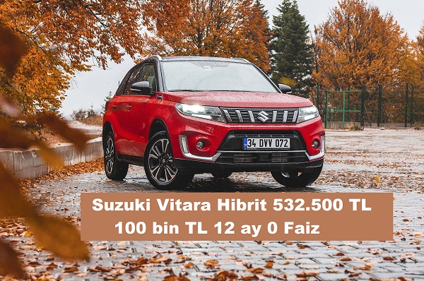 2022 Suzuki Vitara kampanyası