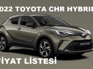 2022 Toyota CHR Hybrid fiyatı