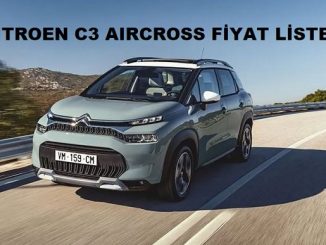 2022 Citroen C3 Aircross fiyat listesi