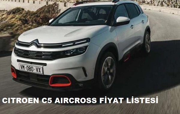 2022 Citroen C5 Aircross fiyat listesi