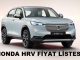 2022 Honda HRV fiyat listesi.