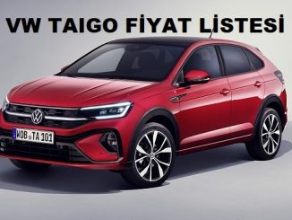 2022 VW Taigo fiyat listesi.