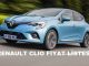 Renault Clio fiyat listesi 2022