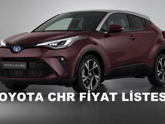 2022 Toyota CHR fiyat listesi