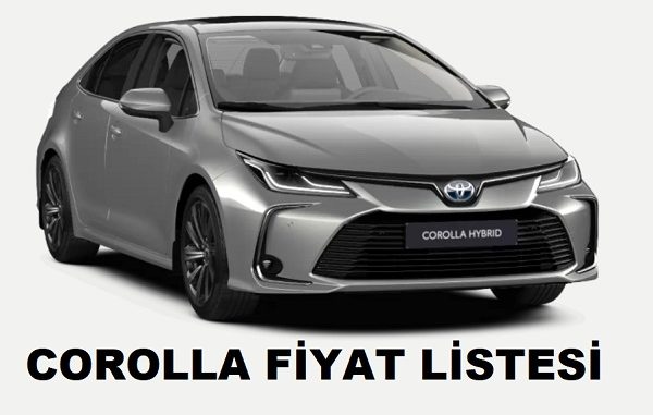 2022 Toyota Corolla Sedan fiyat listesi.