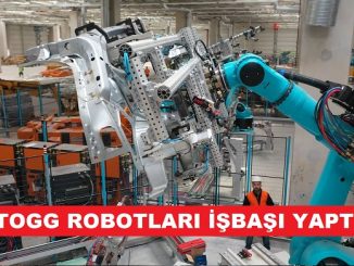Yerli Otomobil Fabrikası Togg robotlar.