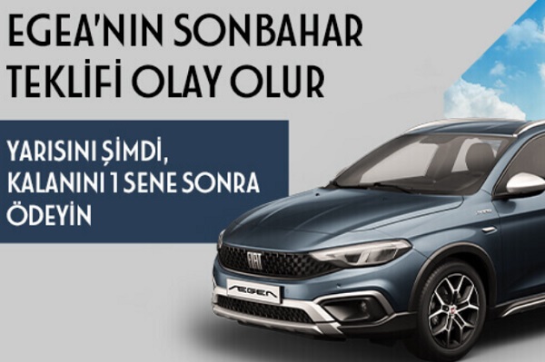 Tofaş Fiat Sonbahar kampanyası 2022.