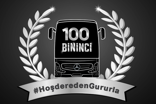 Mercedes Benz Türk 100 bin otobüs.