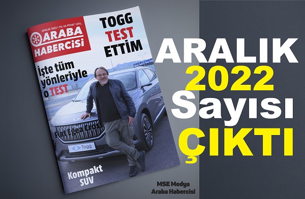 Araba Habercisi Dergisi Aralık 2022.