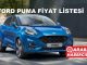 Ford Puma Fiyat Listesi Kasım 2022.