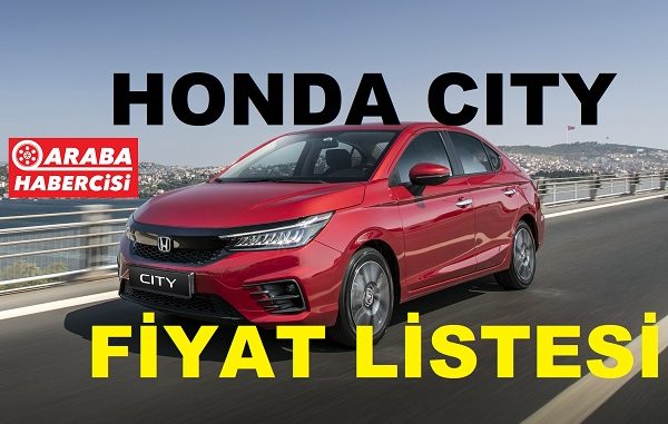 Honda City Fiyat Listesi Kasım 2022.