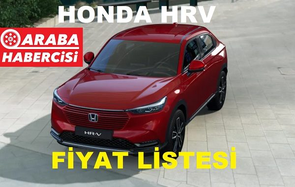 Honda HRV Fiyat Listesi Kasım 2022.