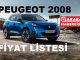 Peugeot 2008 Fiyat Listesi Kasım 2022