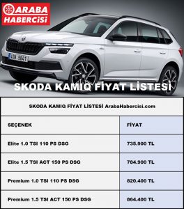 Skoda Kamiq fiyat ÖTV matrah