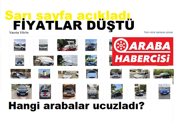 ikinci el araba fiyatları ucuzluyor sahibinden