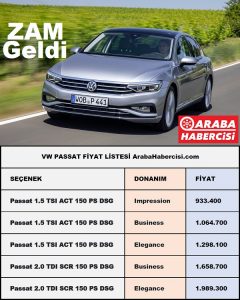 ötv matrah düzenlemesi Volkswagen Passat.