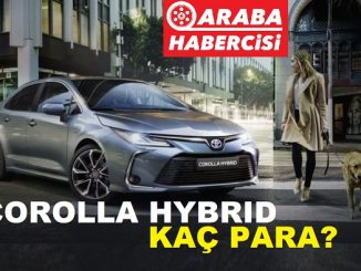 Toyota Corolla Hybrid fiyat listesi 2022