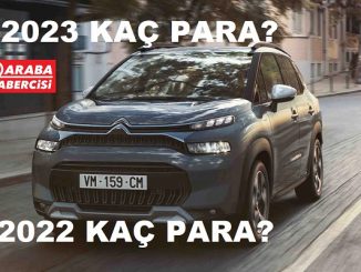 2023 Citroen C3 Aircross fiyat listesi.