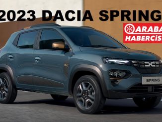 2023 Dacia Spring fiyat tahmini.