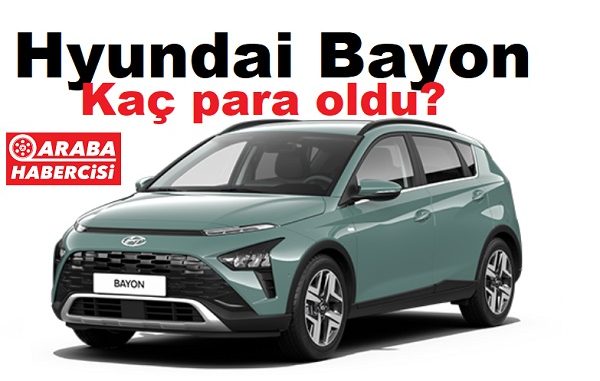 2023 Hyundai Bayon Fiyat Listesi