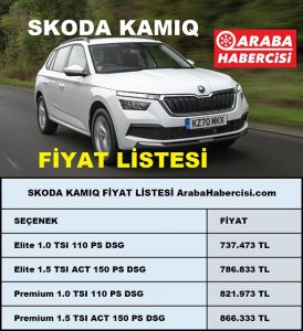 2023 Skoda Kamiq Fiyat Listesi Ocak