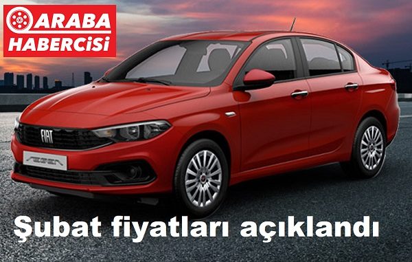 2023 Fiat Egea Sedan Fiyat Listesi Subat