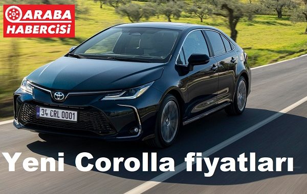 Yeni Toyota Corolla Sedan fiyat listesi